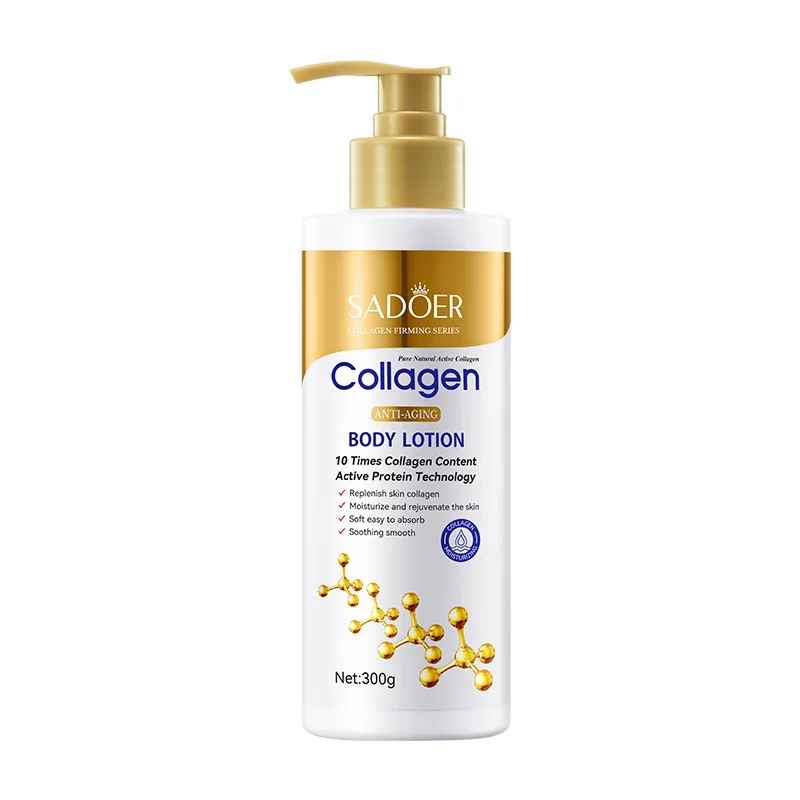 Sadoer Collagen Milk Bleaching Face Body Cream Whitening Skin Moisturizing Lotion-Body Cream & Lotion-Blushia