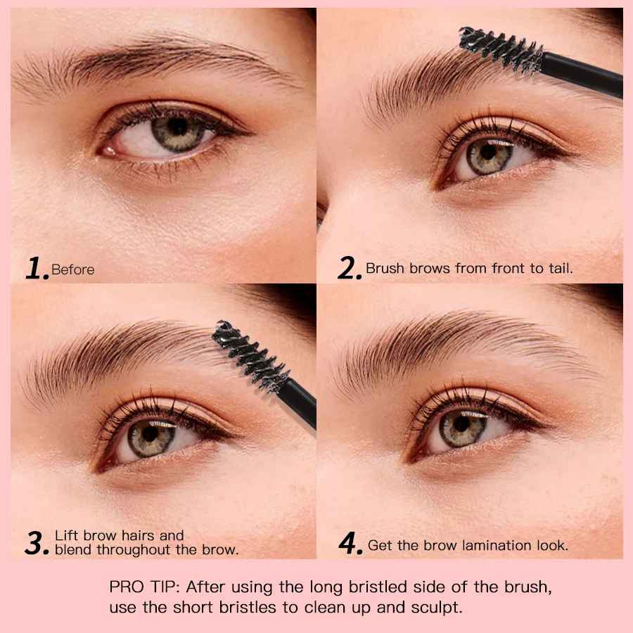 Waterproof Transparent Eyebrow Gel – Long-Lasting Clear Styling Cream-Brows-Blushia