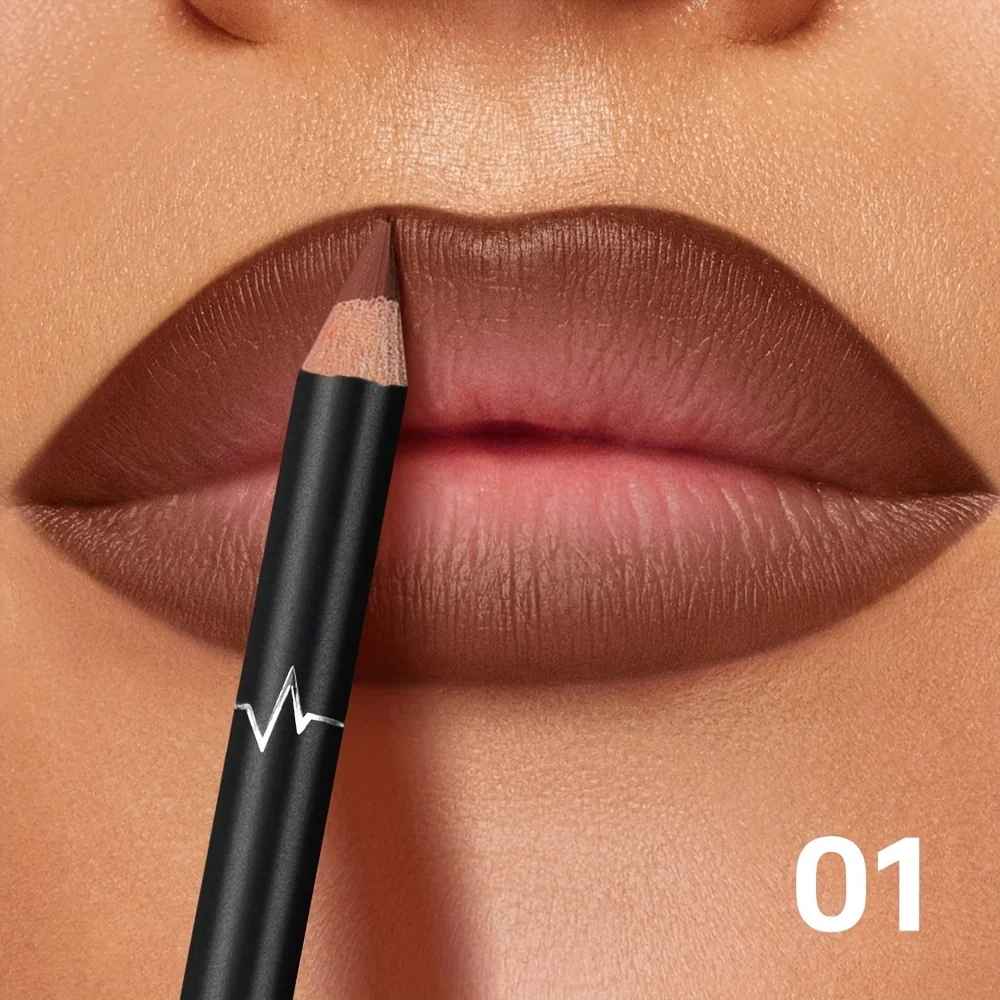6-Color Matte Lip Liner Set – Waterproof Long-Lasting Non-Transfer-Lip Liner-Blushia