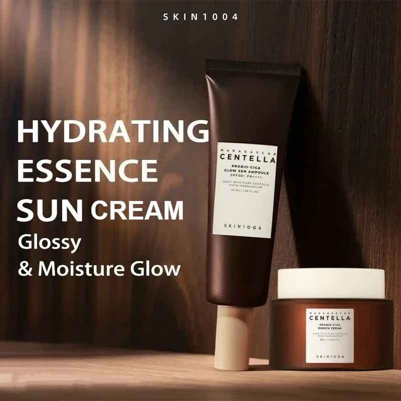 Centella Probio-Cica Glow Sunscreen SPF50+ – Moisturizing Face Cream 50ml-Face Moisturiser & Sun Protection-Blushia