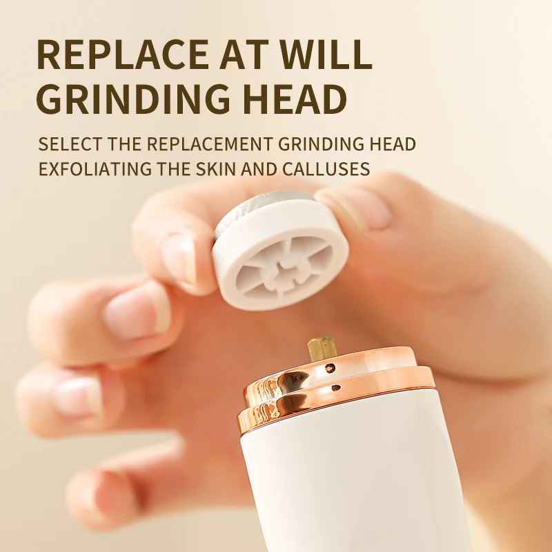 Foot Callus Remover Grinder, Automatic Pedicure Dead Skin Remover for Smooth Feet-Foot Callus Remover-Blushia