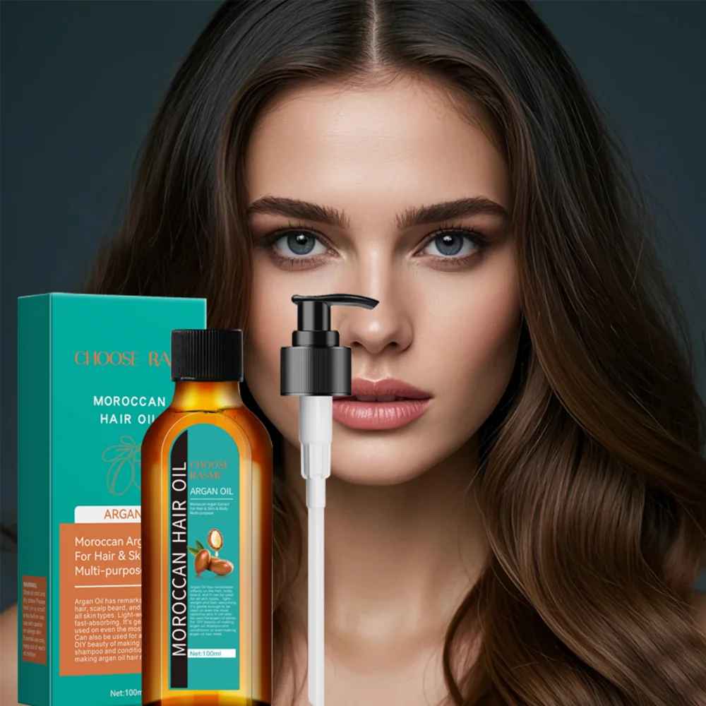 Moroccan Argan Hair Oil for Dry & Frizzy Hair 100ml