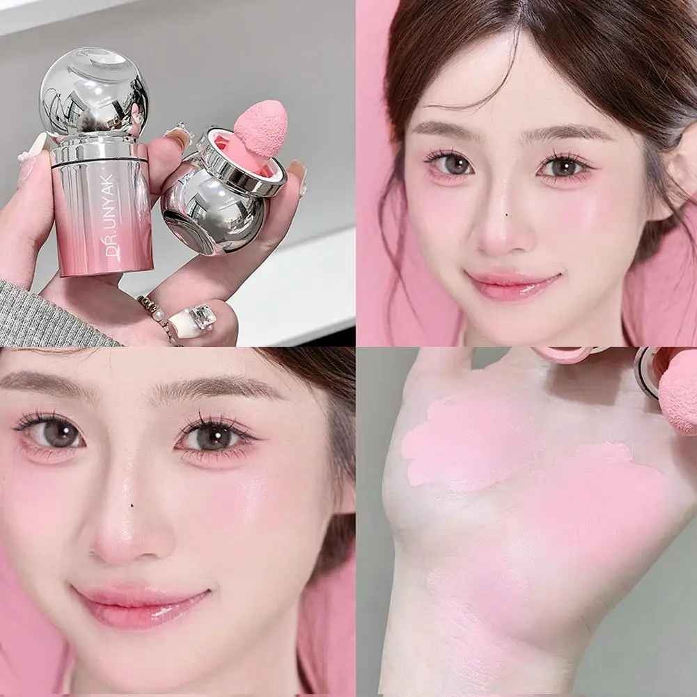 Velvet Matte Liquid Blush – Sponge Head Natural Face Blusher-Blush-Blushia