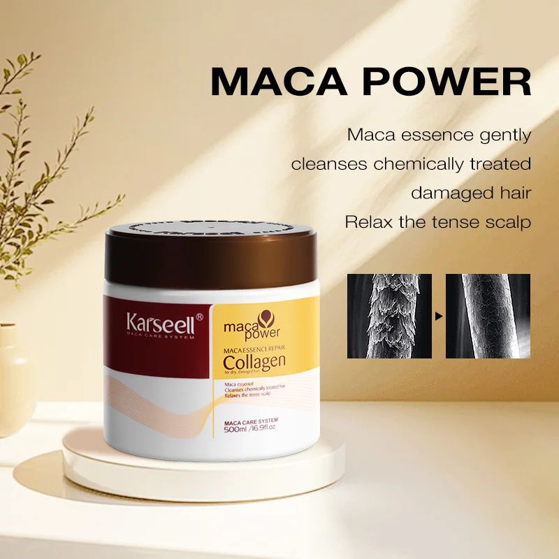 Karseell Collagen Hair Mask – Deep Repair & Conditioning with Argan Oil (100ml/500ml)-Hair Mask-Blushia