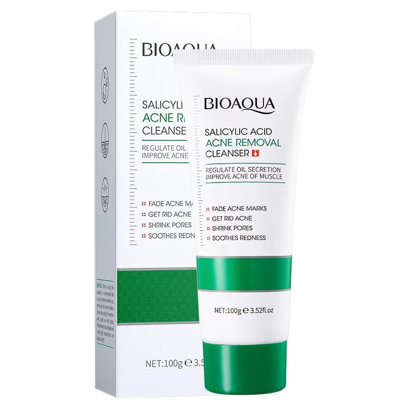 Salicylic Acid Facial Cleanser – Acne Control Oil-Balancing Face Wash-Cleanser-Blushia
