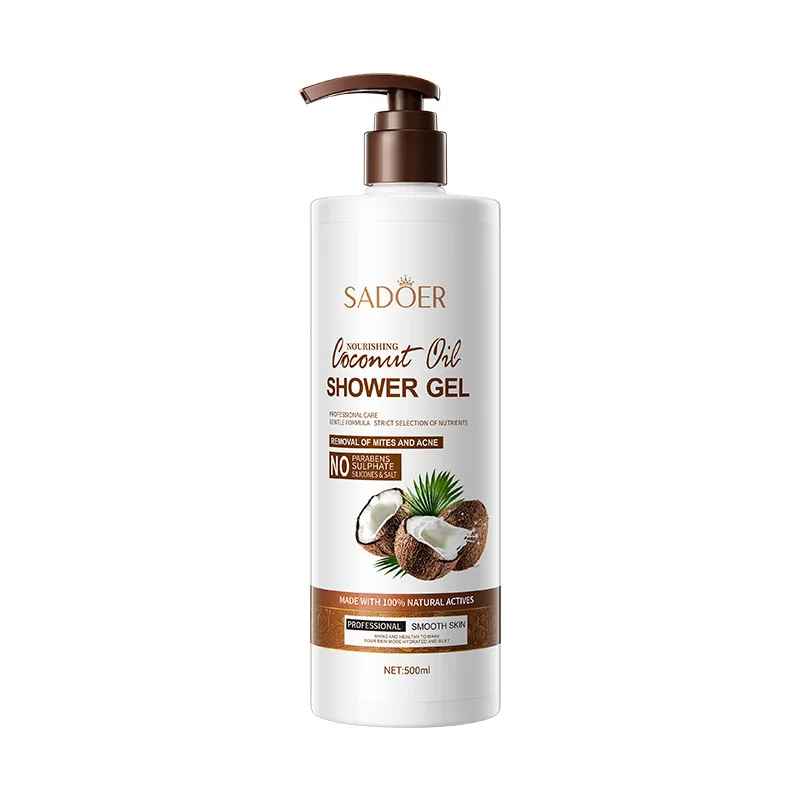 Sadoer Collagen Amino Acid Cleansing Body Wash Moisturizing Niacinamide Brightening Body Cleansers Improve Rough Mite Removal-Body Wash-Blushia