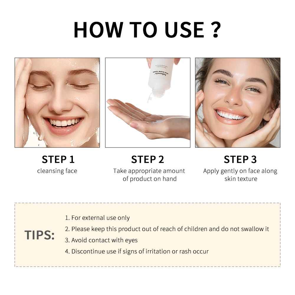 Milk Glow Toner – Brightening & Deep Moisturizing Hydrating Skin Care-Toner-Blushia