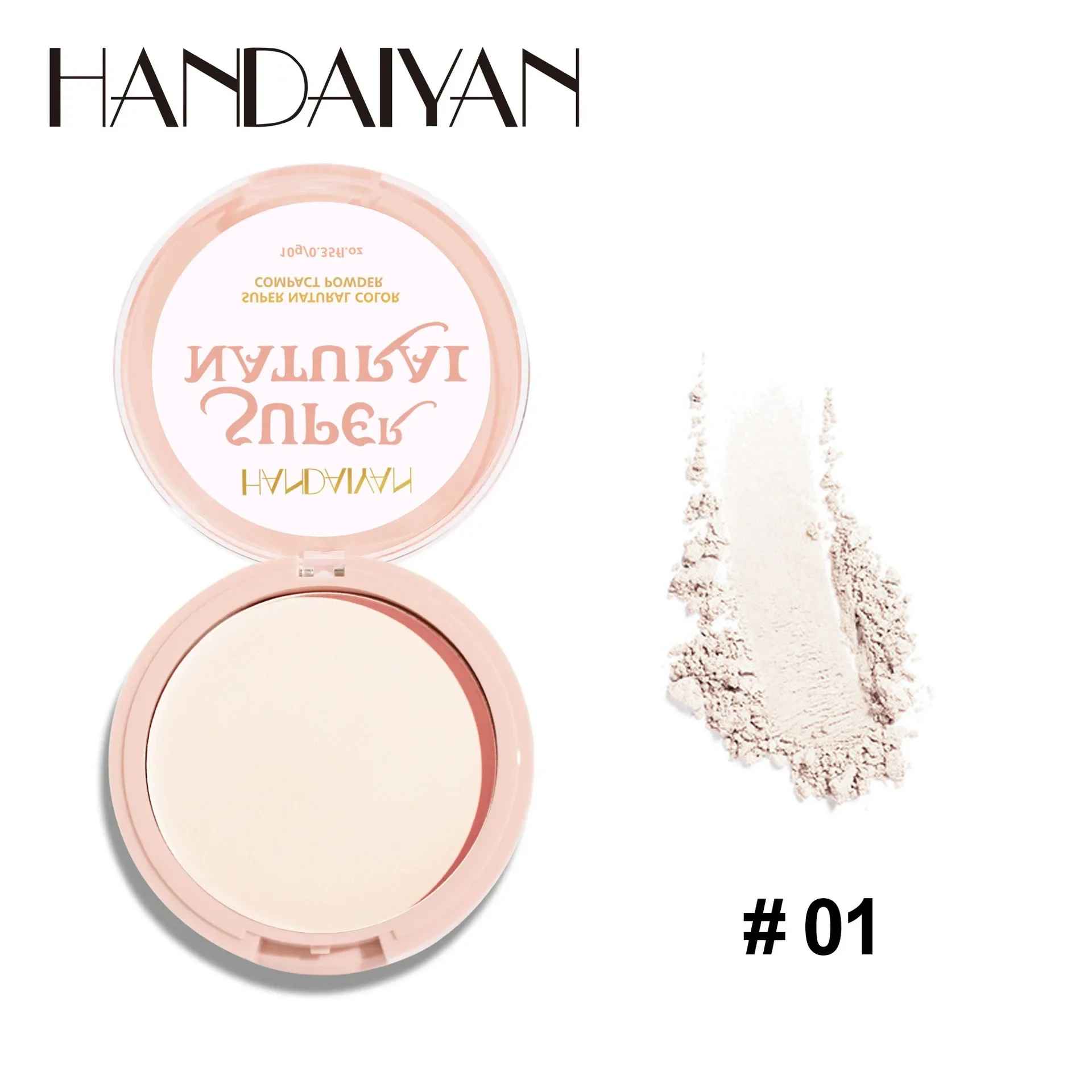 8 Color Matte Face Pressed Powder 24 Hours Oil Control Natural Setting Powder Foundation Full Coverage Waterproof Lasting Makeup-Face Powder-Blushia