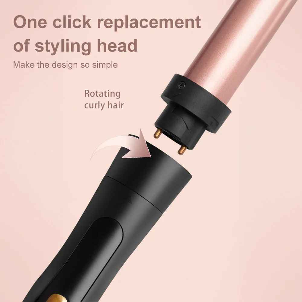 5-in-1 Curling Iron Set Fast Heating Interchangeable Barrel Hair Curler-Hair Curler-Blushia