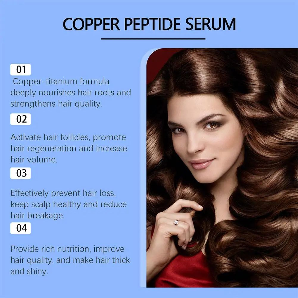 Copper Peptide Hair Density Serum – Anti Hair Loss & Growth Treatment for Damaged Hair-Hair Serum-Blushia