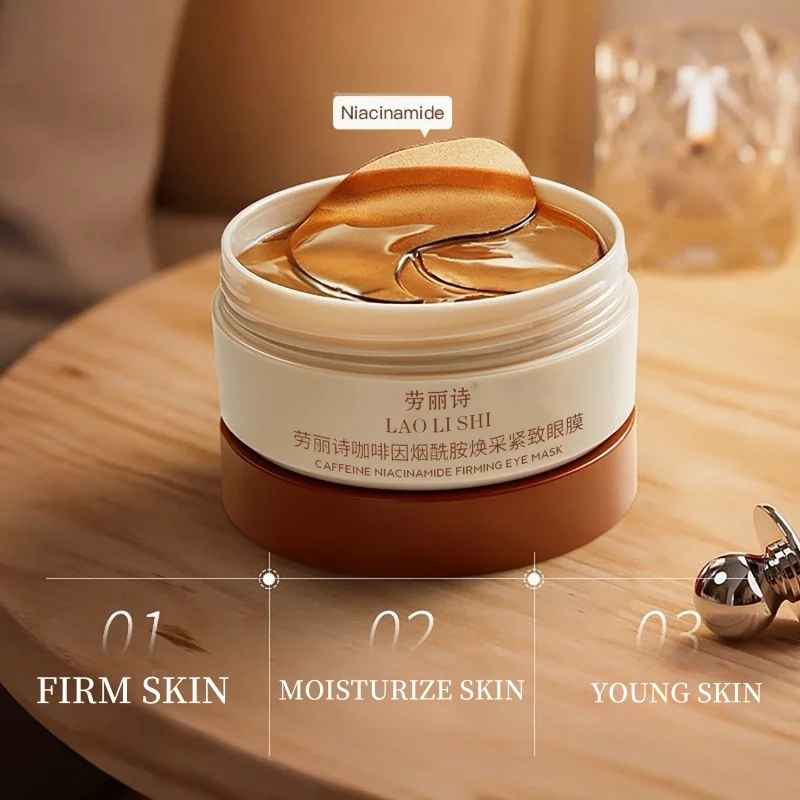 60PCS Caffeine Nicotinamide Eye Masks – Moisturizing & Firming for All Skin-Eye Mask-Blushia