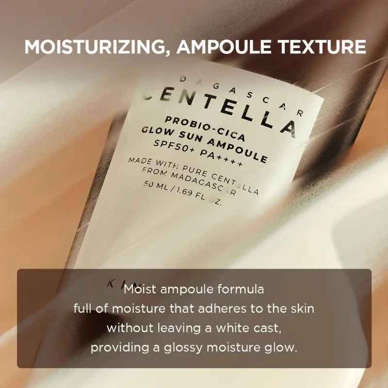 Centella Probio-Cica Glow Sunscreen SPF50+ – Moisturizing Face Cream 50ml-Face Moisturiser & Sun Protection-Blushia