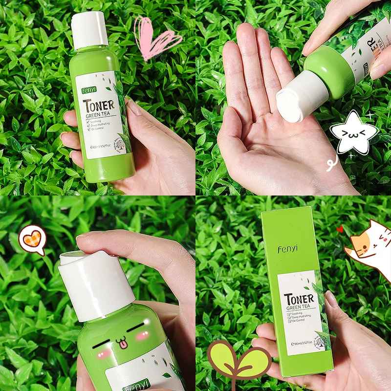 LAIKOU Green Tea Facial Toner – Hydrating, Oil Control & Skin Smoothing-Toner-Blushia