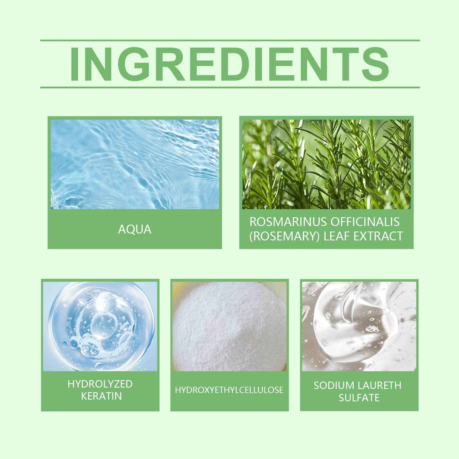 Rosemary Shampoo – Soothing, Anti-Dandruff & Hair Repair Hair Care-Shampoo-Blushia