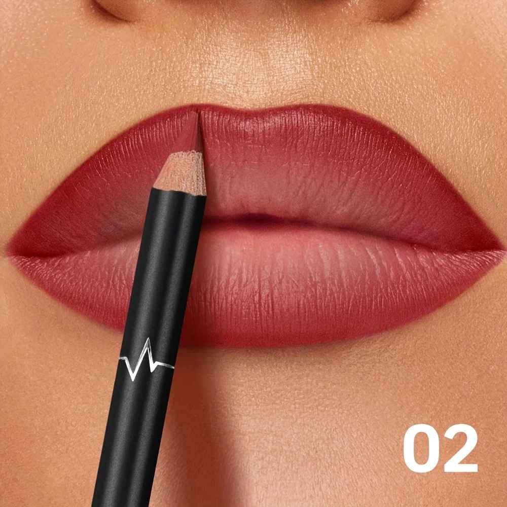 6-Color Matte Lip Liner Set – Waterproof Long-Lasting Non-Transfer-Lip Liner-Blushia