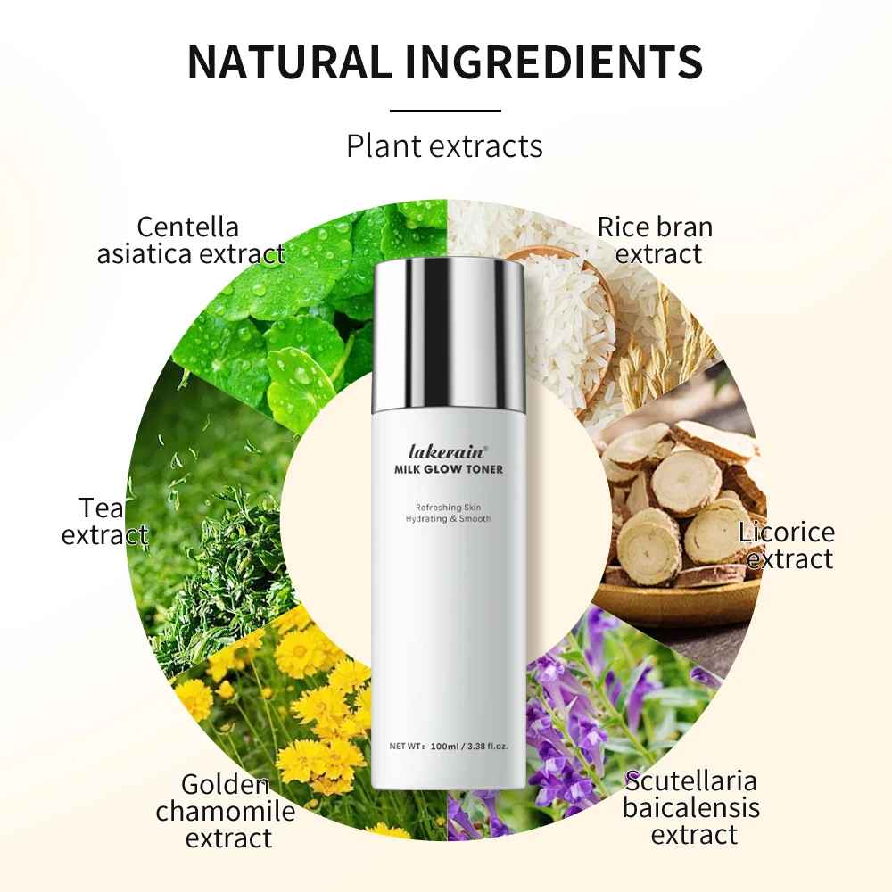 Milk Glow Toner – Brightening & Deep Moisturizing Hydrating Skin Care-Toner-Blushia