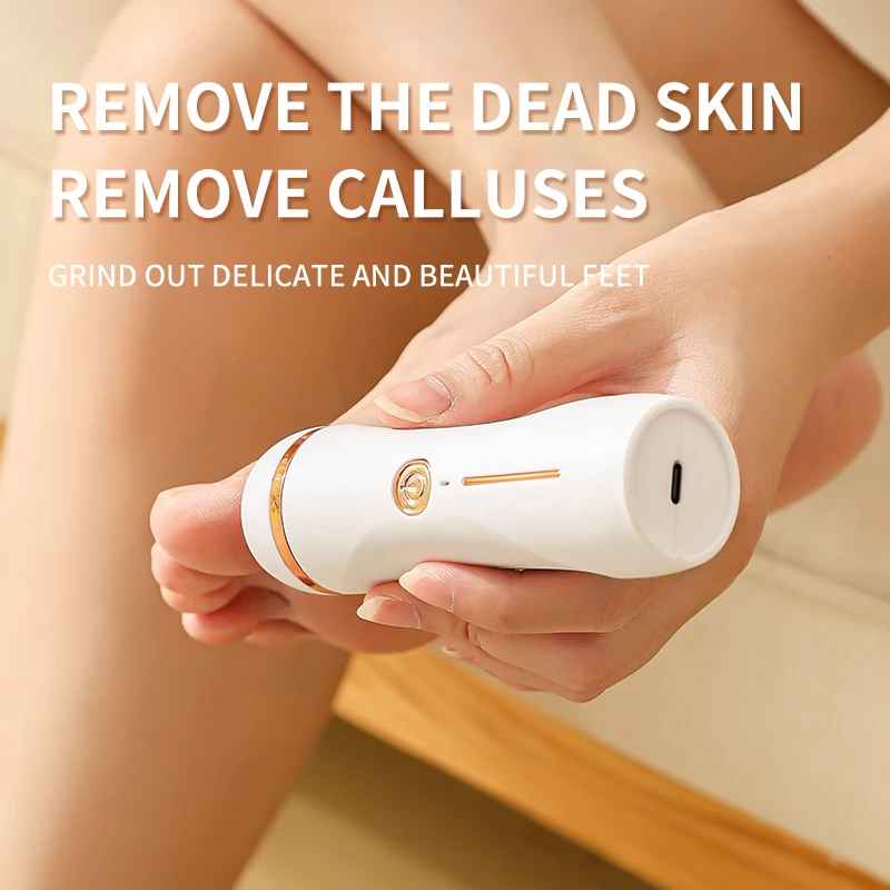 Foot Callus Remover Grinder, Automatic Pedicure Dead Skin Remover for Smooth Feet-Foot Callus Remover-Blushia