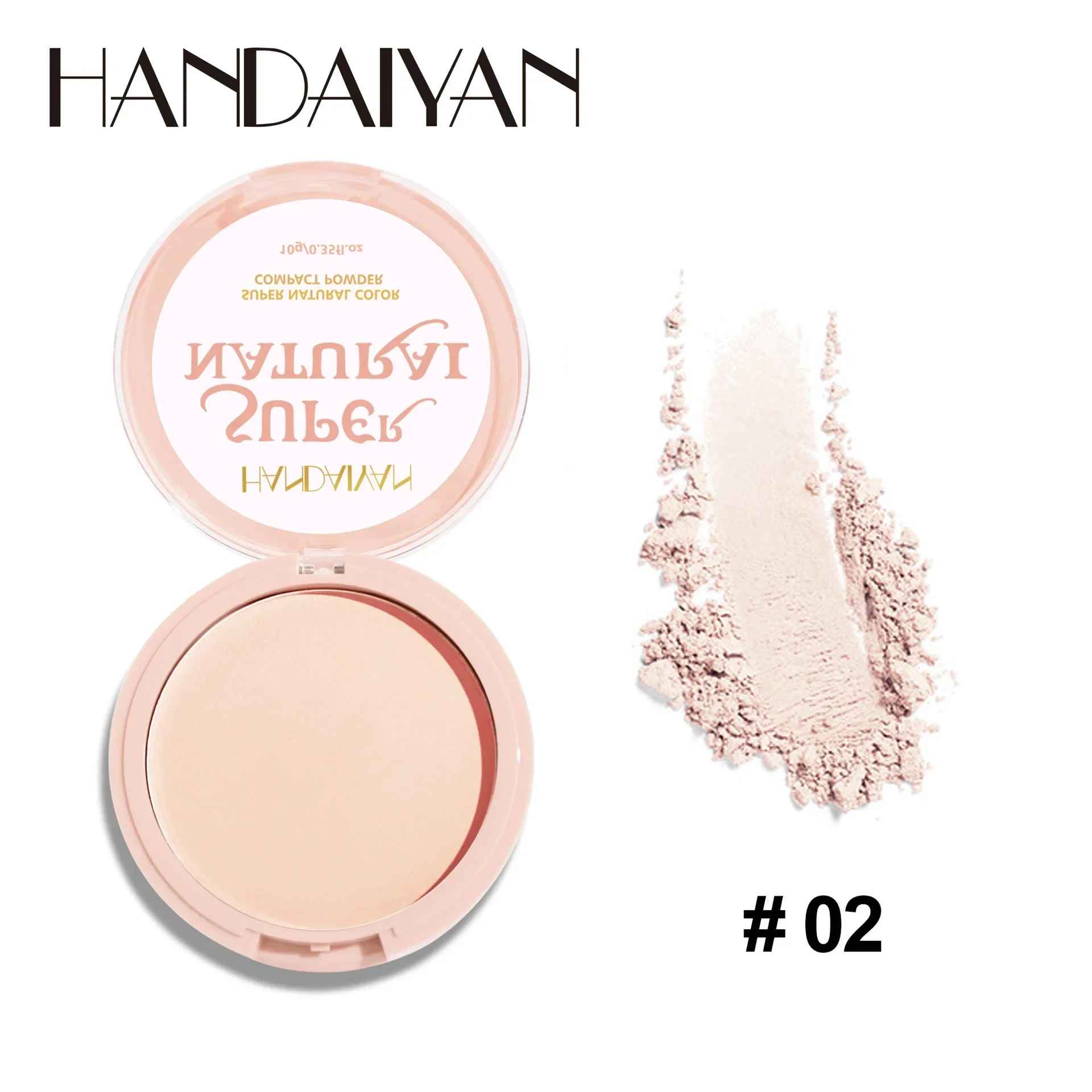 8 Color Matte Face Pressed Powder 24 Hours Oil Control Natural Setting Powder Foundation Full Coverage Waterproof Lasting Makeup-Face Powder-Blushia
