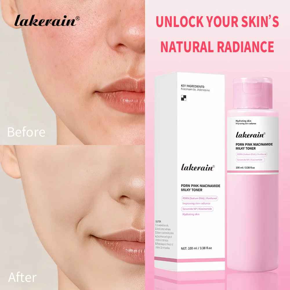 Pink Niacinamide Milky Toner – Hydrating & Even Skin Tone Daily Care-Toner-Blushia