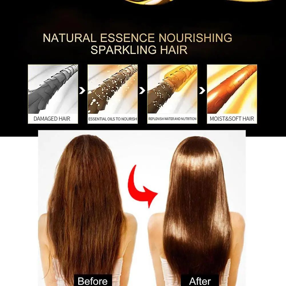 30pcs Rose Hair Serum Capsules – Anti-Frizz Leave-In Conditioner for Dry & Damaged Hair-Hair Serum-Blushia
