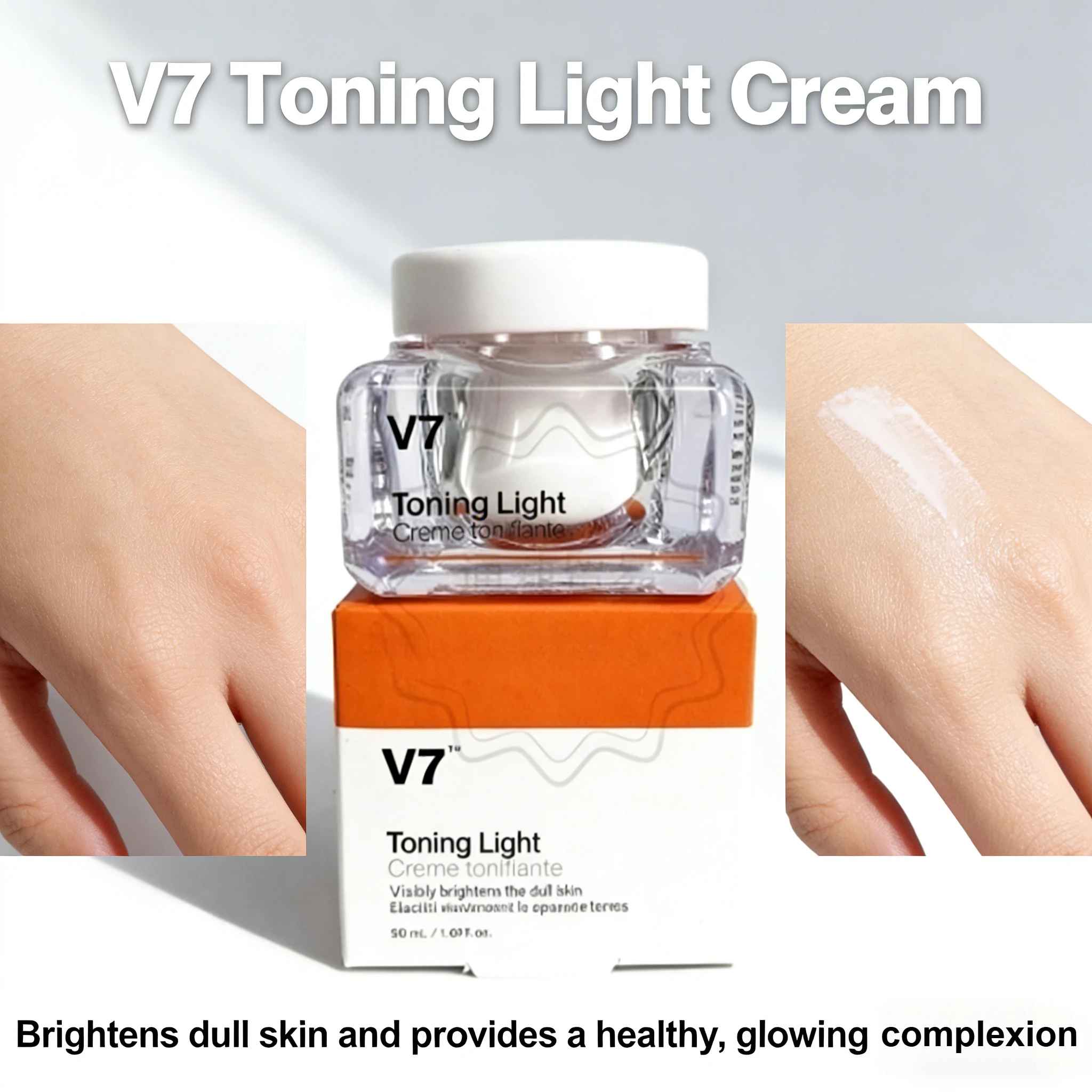 Korean V7 Collagen Face Cream – Whitening & Moisturising Skincare-Whitening Cream-Blushia