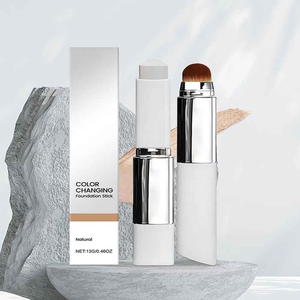 2-in-1 Color-Changing Foundation Stick – Lightweight Moisturising Base-Foundation-Blushia
