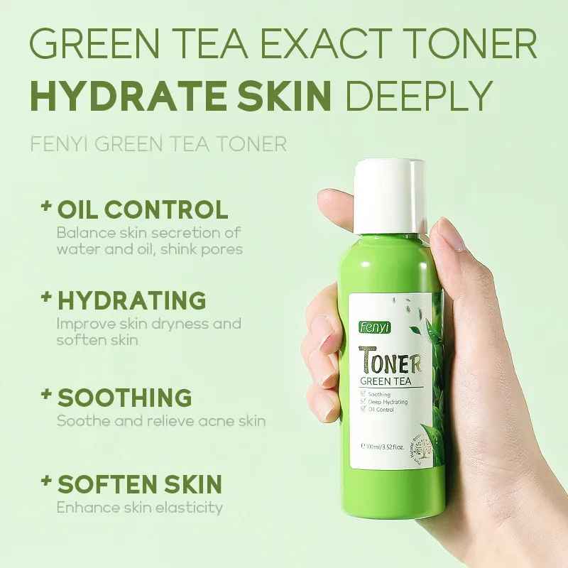 LAIKOU Green Tea Facial Toner – Hydrating, Oil Control & Skin Smoothing-Toner-Blushia