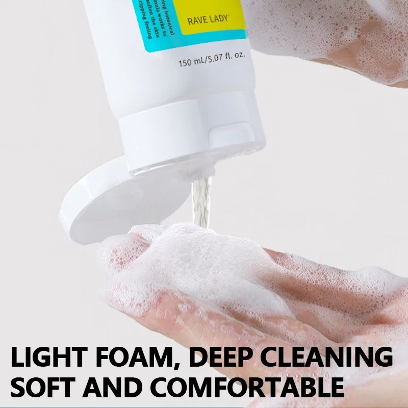 RAVE LADY Low pH Facial Cleanser 150ml – Gentle, Moisturizing & Oil Control Face Wash-Cleanser-Blushia