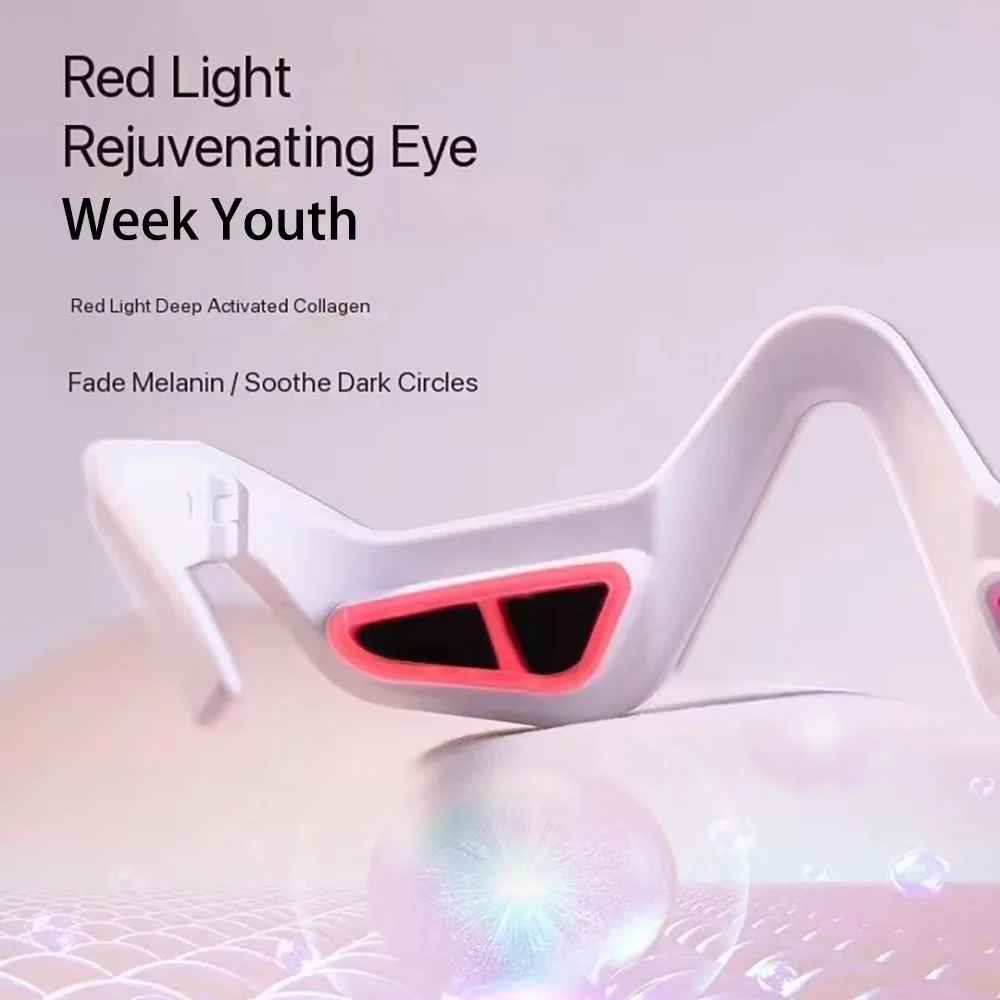 EMS Red Light Eye Massager Glasses – Relieve Eye Fatigue, Dark Circles & Puffiness-Eye Massager Device-Blushia
