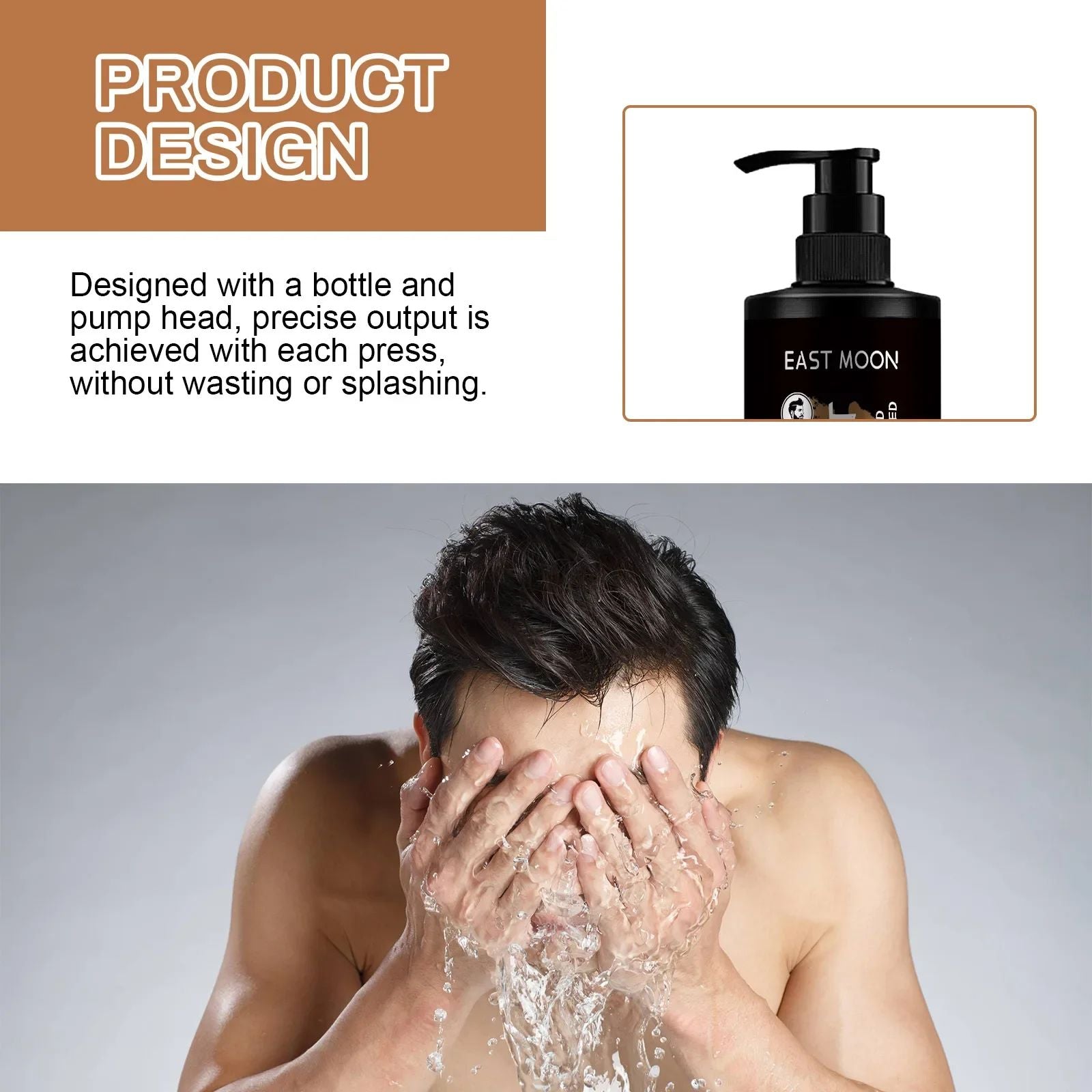 Men's Face Wash Deep Cleansing Oil Control Whitening Brightening Exfoliating Moisturizing Pore Cleaner Dullness Skin Daily Use-Face Wash-Blushia
