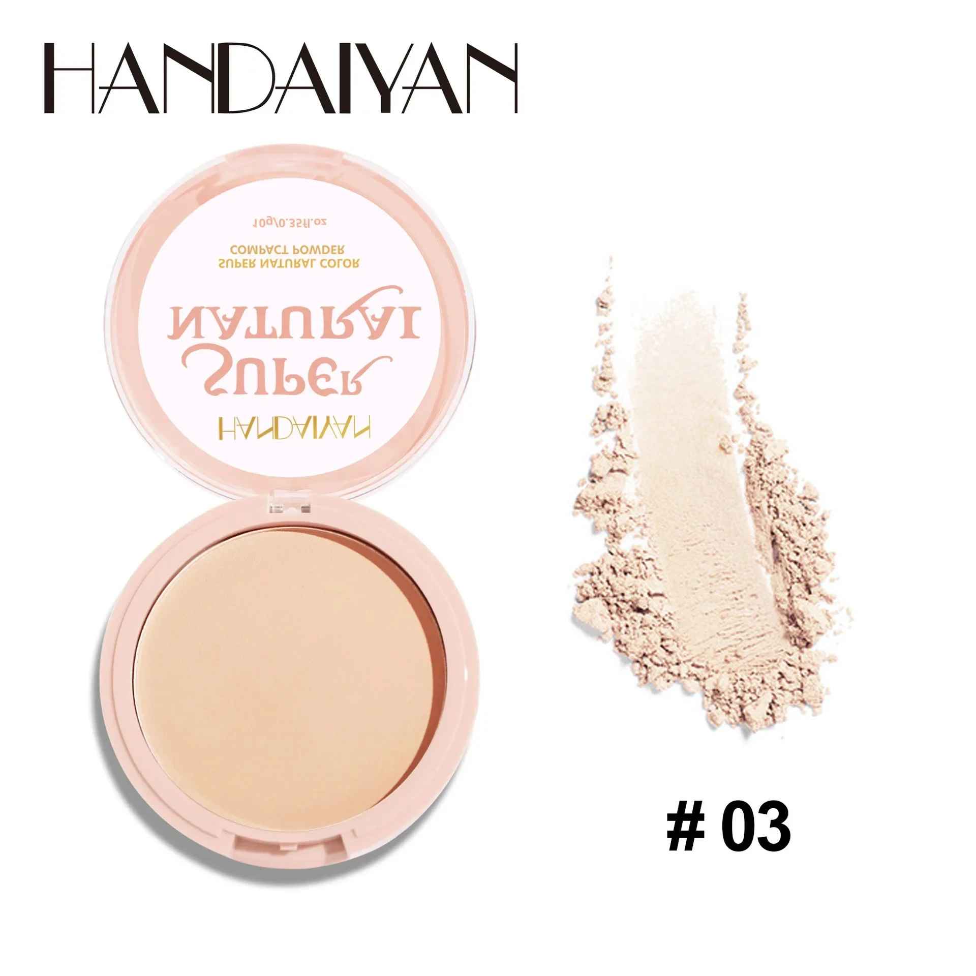 8 Color Matte Face Pressed Powder 24 Hours Oil Control Natural Setting Powder Foundation Full Coverage Waterproof Lasting Makeup-Face Powder-Blushia