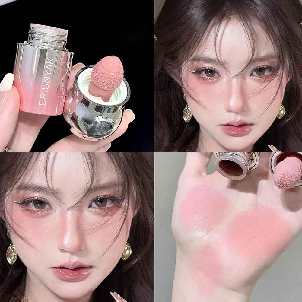 Velvet Matte Liquid Blush – Sponge Head Natural Face Blusher-Blush-Blushia