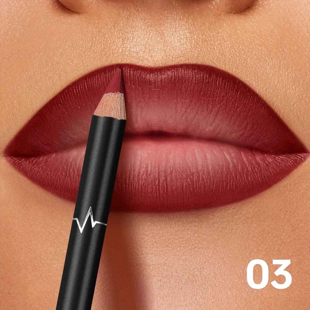 6-Color Matte Lip Liner Set – Waterproof Long-Lasting Non-Transfer-Lip Liner-Blushia