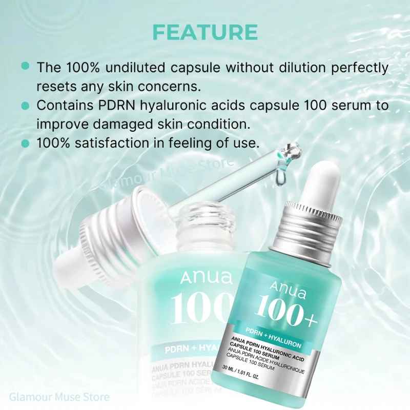 ANUA PDRN Hyaluronic Acid Capsule Serum 100 – Deep Hydration & Radiance-Hand Serum-Blushia