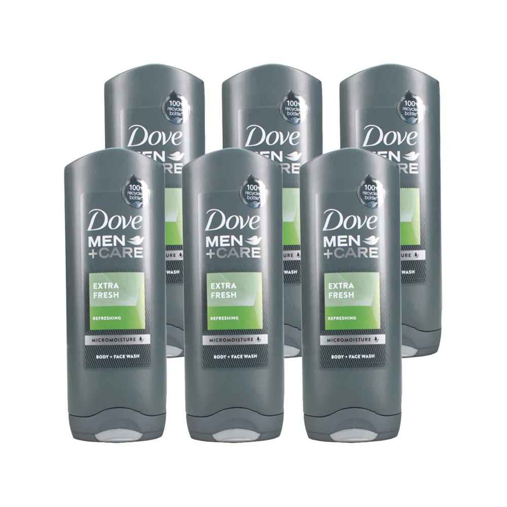 Dove Men+Care Body and Face Wash Extra Fresh Shower Gel with Micro Moisture for Cooling Hydration-Body & Face Wash-Blushia