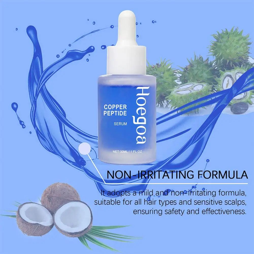 Copper Peptide Hair Density Serum – Anti Hair Loss & Growth Treatment for Damaged Hair-Hair Serum-Blushia