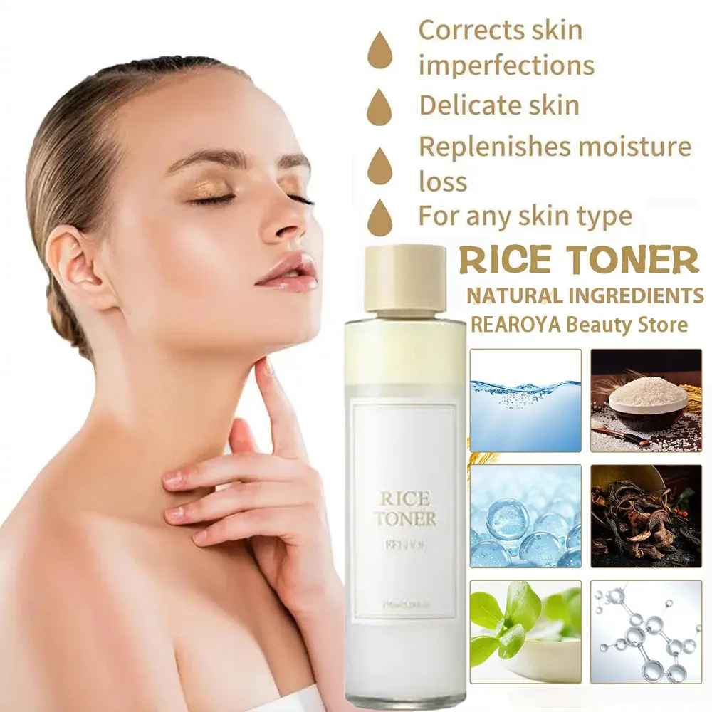 Rice Facial Toner – Moisturizing, Firming & Brightening Skin Care-Toner-Blushia