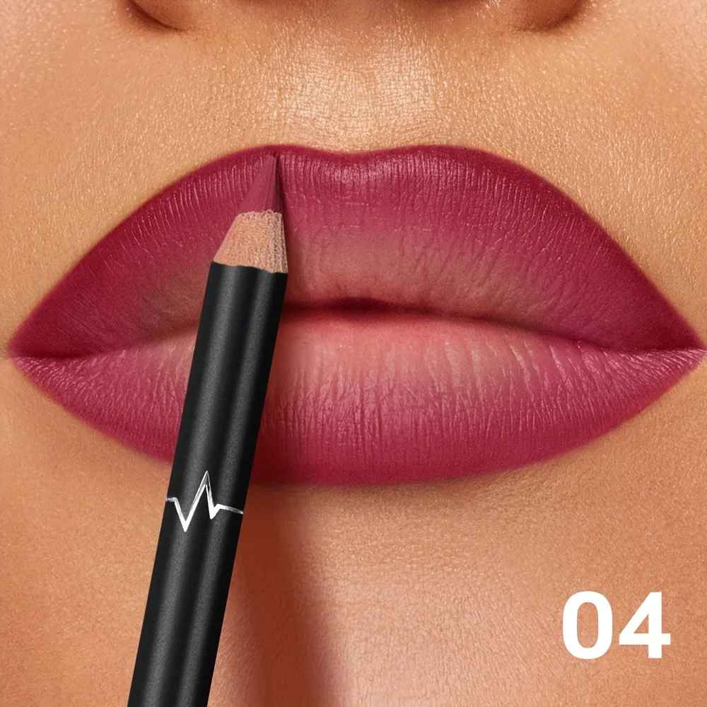 6-Color Matte Lip Liner Set – Waterproof Long-Lasting Non-Transfer-Lip Liner-Blushia