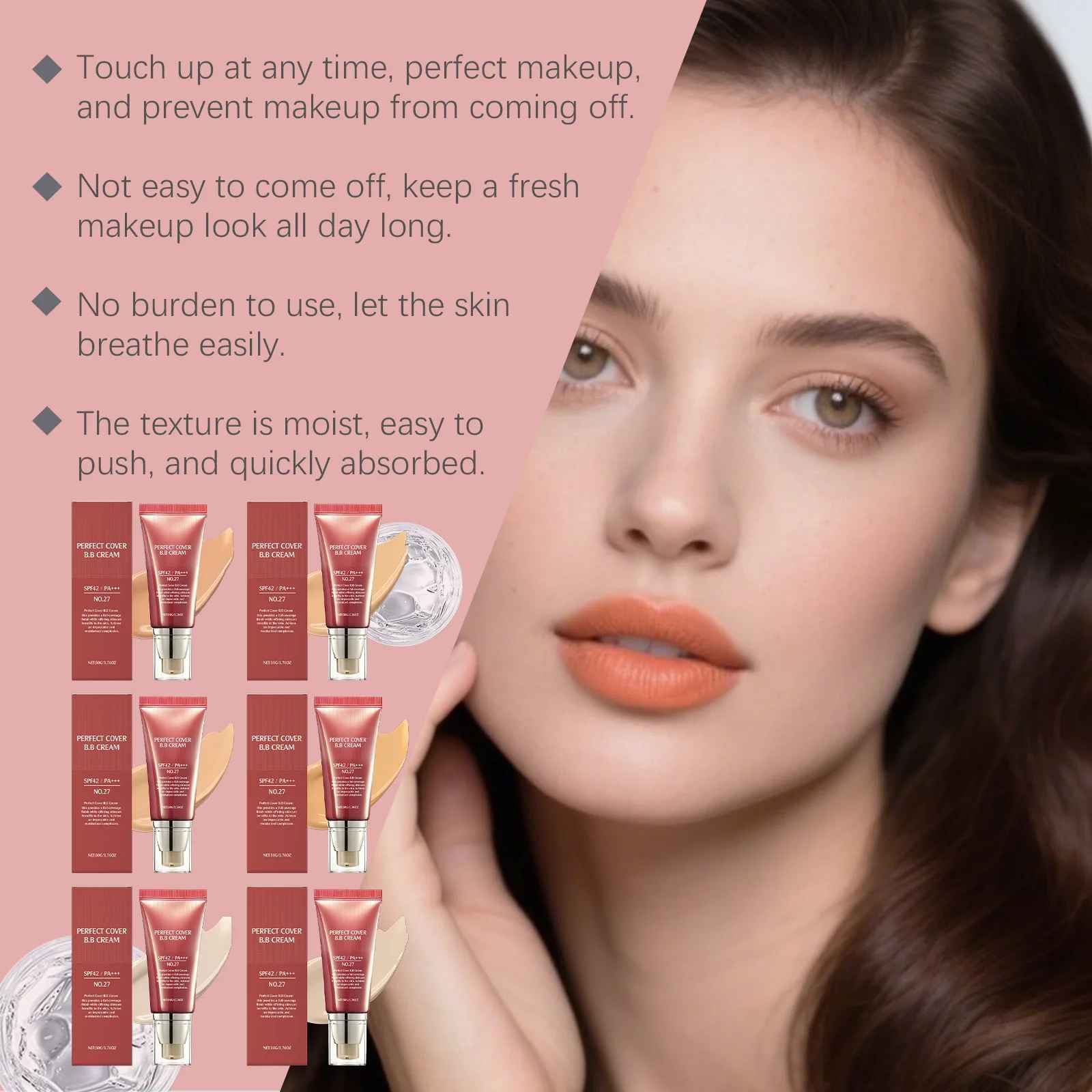 BB Cream SPF 42 PA+++ – Full Coverage Tinted Moisturiser & Concealer-BB Cream-Blushia