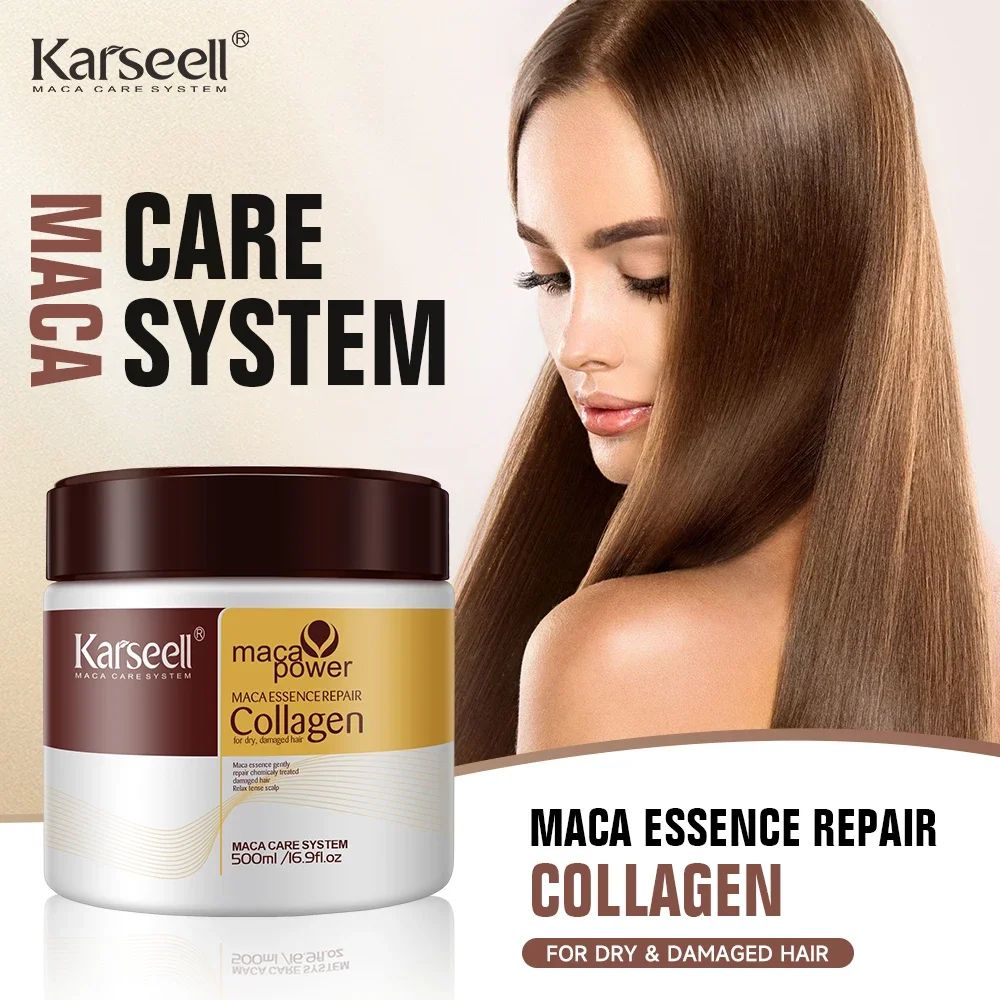 Karseell Collagen Hair Mask – Deep Repair & Conditioning with Argan Oil (100ml/500ml)-Hair Mask-Blushia