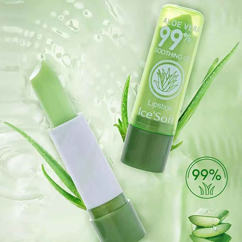 2PCS Aloe Vera PH Color-Changing Lip Balm – Hydrating Tinted Lipstick-Tinted Lip Balm-Blushia