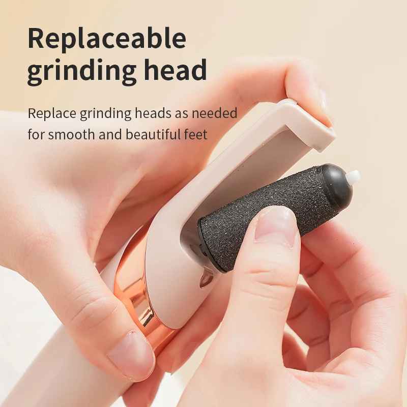 Foot Callus Remover Grinder, Automatic Pedicure Dead Skin Remover for Smooth Feet-Foot Callus Remover-Blushia