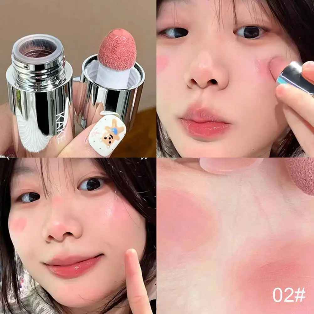 Velvet Matte Liquid Blush – Sponge Head Natural Face Blusher-Blush-Blushia