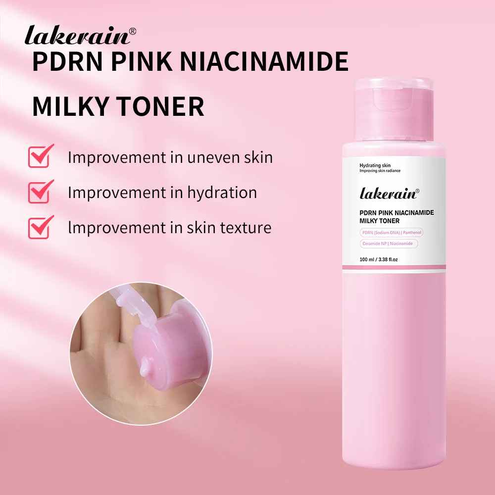 Pink Niacinamide Milky Toner – Hydrating & Even Skin Tone Daily Care-Toner-Blushia