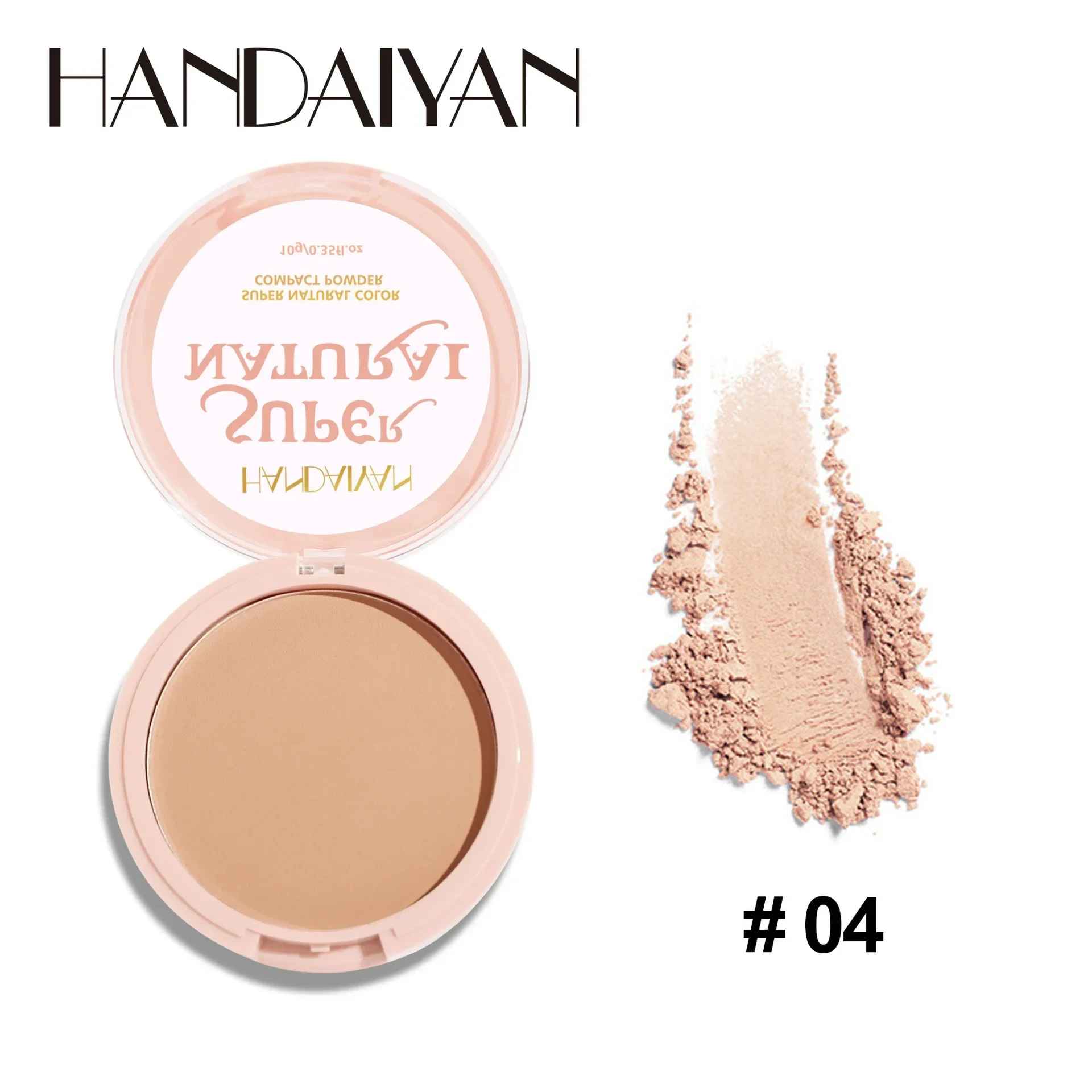 8 Color Matte Face Pressed Powder 24 Hours Oil Control Natural Setting Powder Foundation Full Coverage Waterproof Lasting Makeup-Face Powder-Blushia
