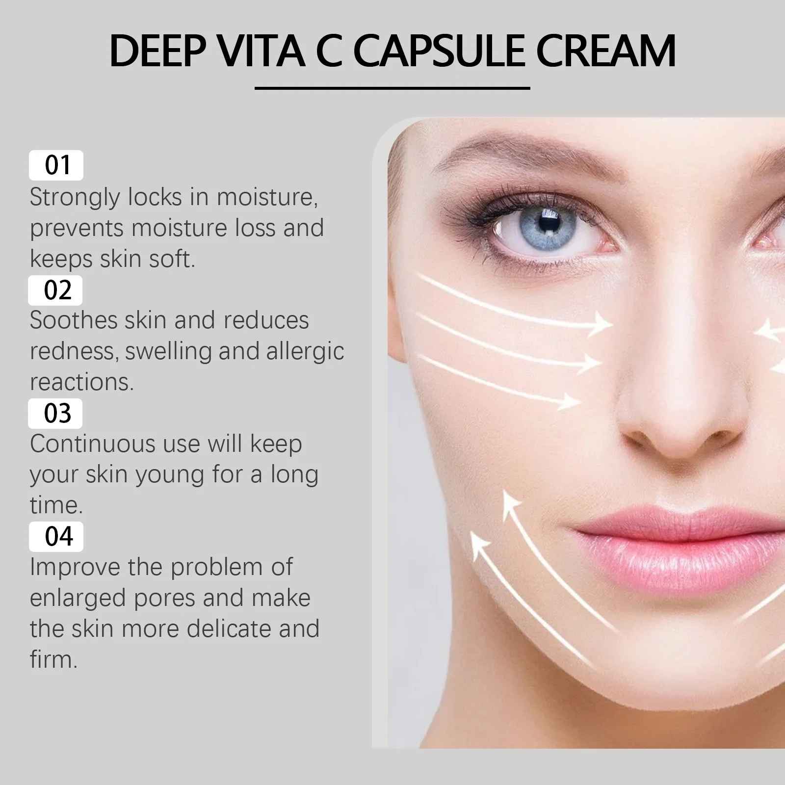 Vitamin C Capsule Face Cream – Brightening, Hydrating & Pigmentation Corrector-Whitening Cream-Blushia