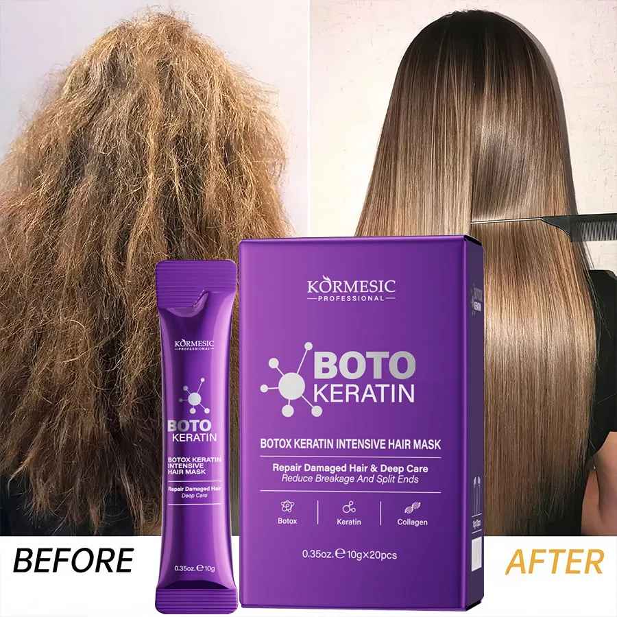 Kormesic Boto Keratin Hair Mask – 5 Second Repair for Damaged, Frizzy Hair-Hair Mask-Blushia
