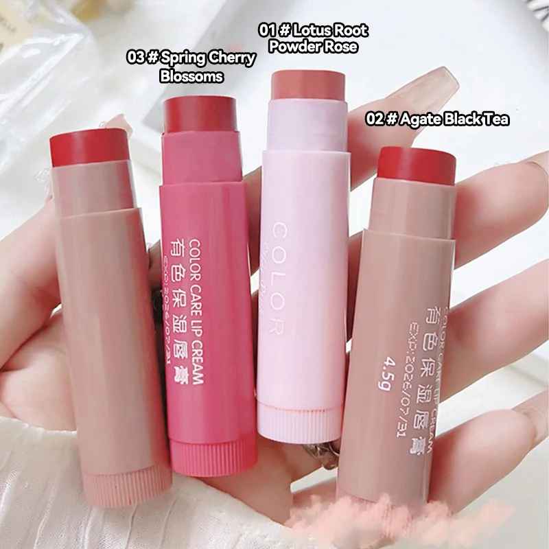 Tinted Moisturizing Lip Balm - Hydrating, Fade Lip Lines, Prevent Chapping-Tinted Lip Balm-Blushia