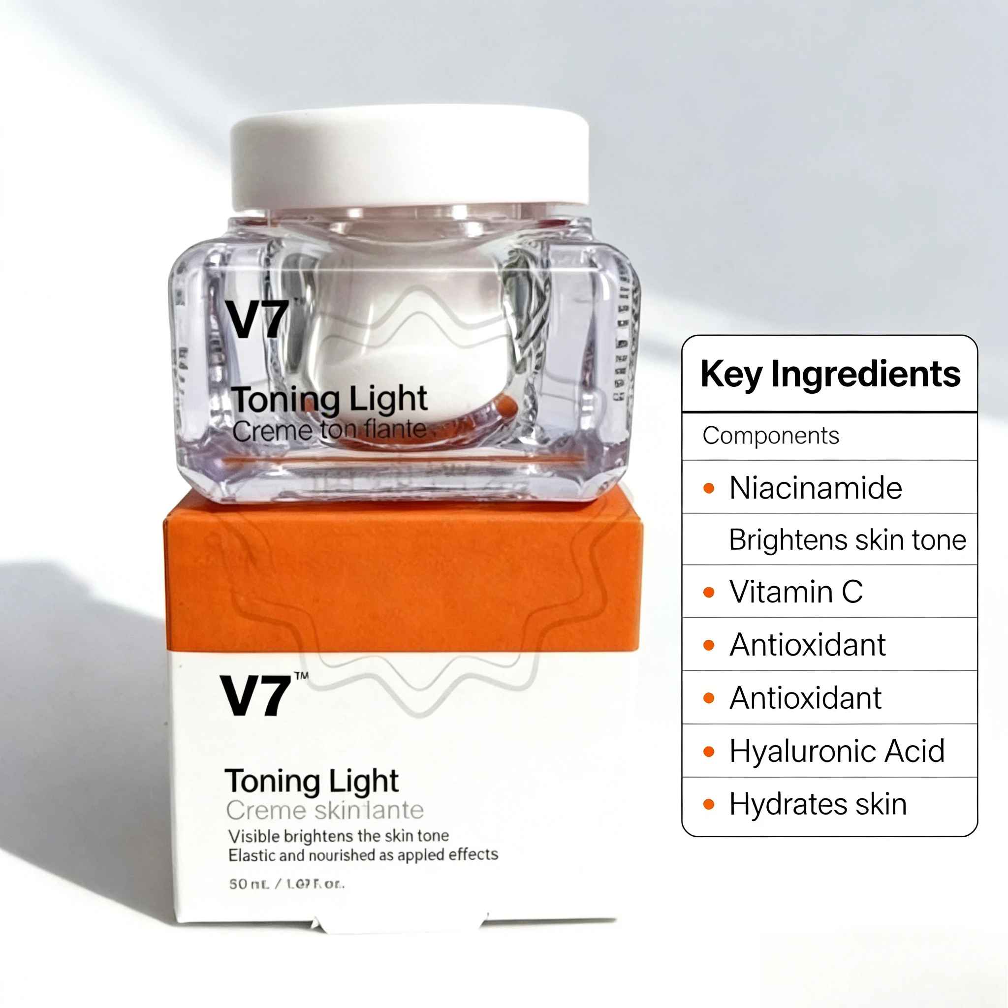Korean V7 Collagen Face Cream – Whitening & Moisturising Skincare-Whitening Cream-Blushia