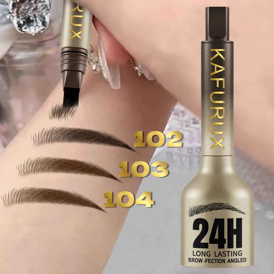 3D Eyebrow Pencil with Brush – Waterproof Long-Lasting Natural Brow Enhancer-Brows-Blushia